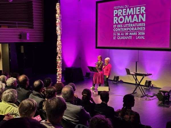 Inauguration du Festival avec Ellen Cherbonnel et Frédérique Lemarchant, administratrices de Lecture en Tête