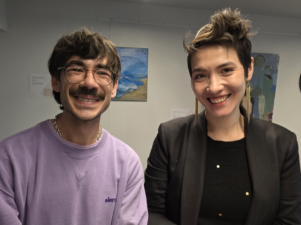 Sacha Bertrand et Chloé Vollmer-Lo