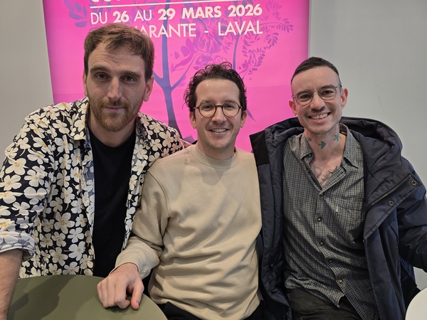 Thibault Daelman, Marin Postel et Juliet Drouar