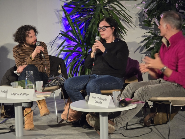 café littéraire avec Sophie Coiffier et Jean-Christophe Cavallin, animé par Damien Aubel