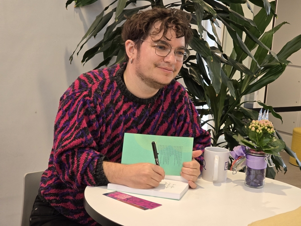 Camille Corcéjoli en dédicace
