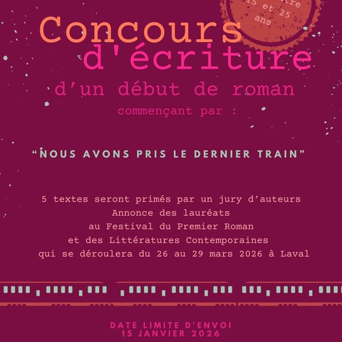 concours_d'ecriture 2026 affiche