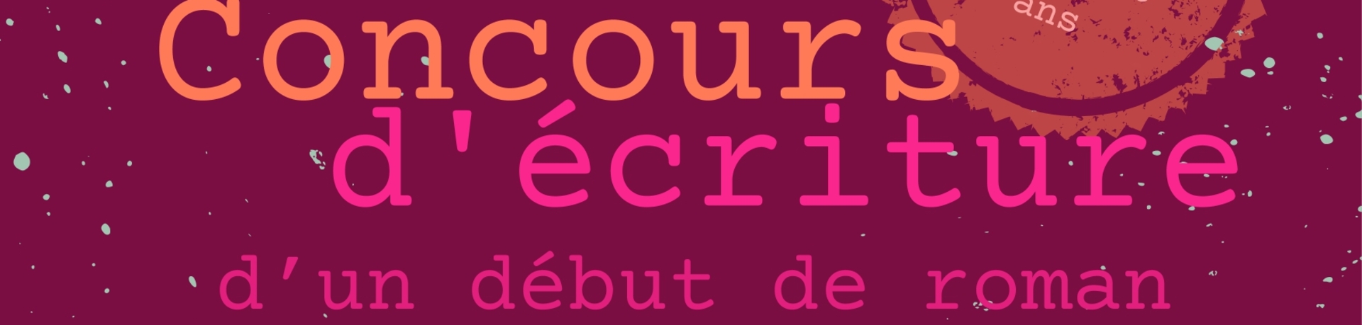 concours d'écriture