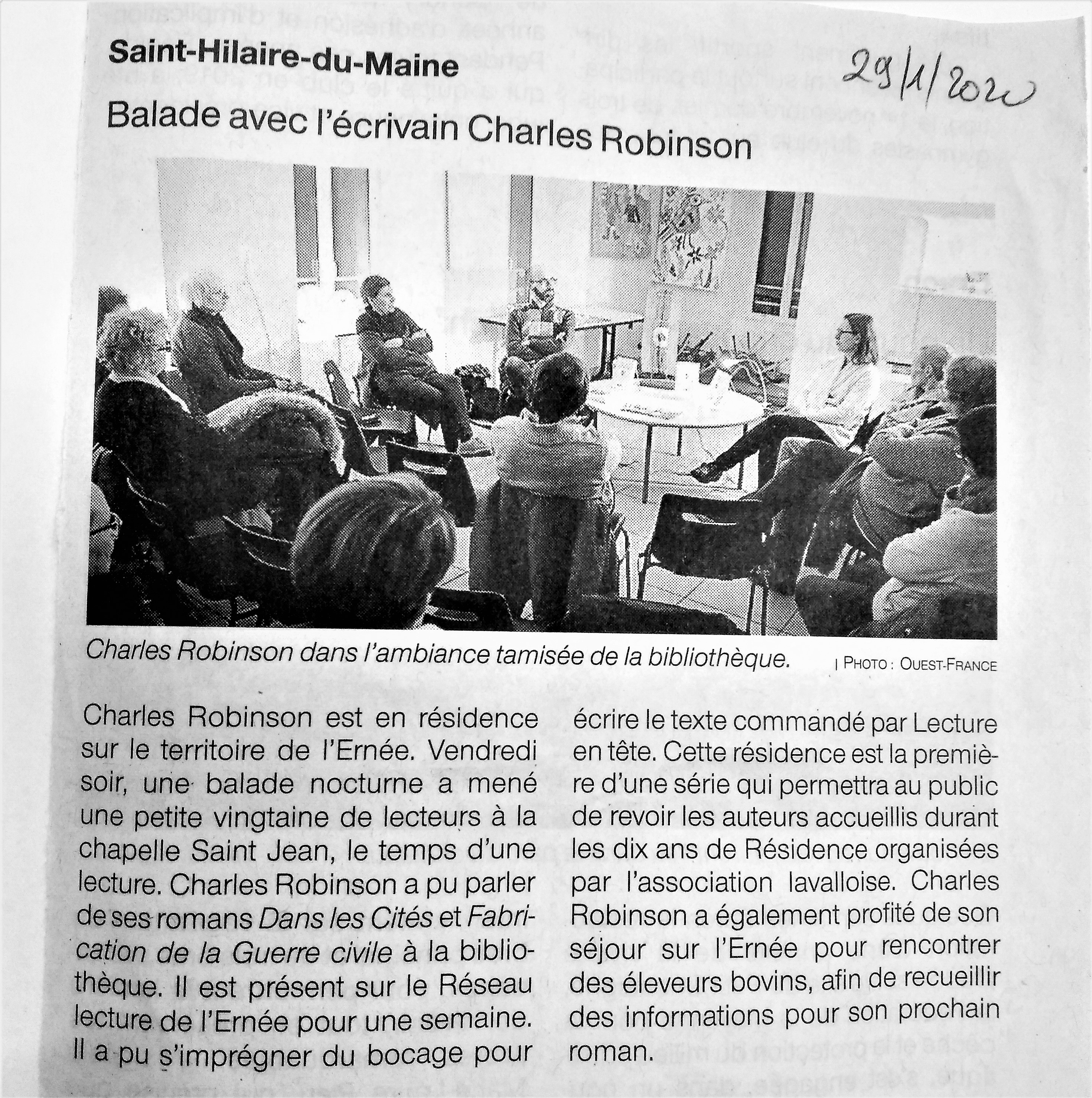 Charles Robinson presse 1-2018