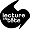 Logo Lecture en Tête noir et blanc